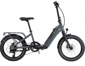 Lombardo Amalfi Agevole E-Bike 20" Grey Mapace Black Matt